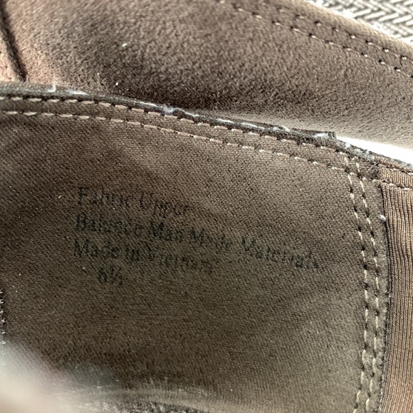 Kelly & Katie brown fabric upper flats size 6 1/2 - Picture 8 of 9